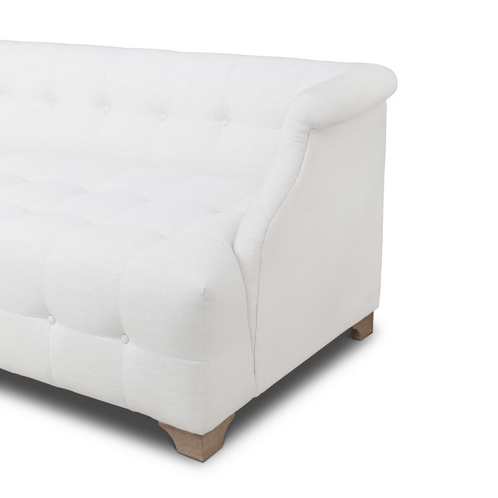 Scroll Arm Sofa Ivory
