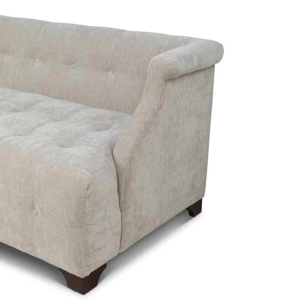 Scroll Arm Sofa Putty
