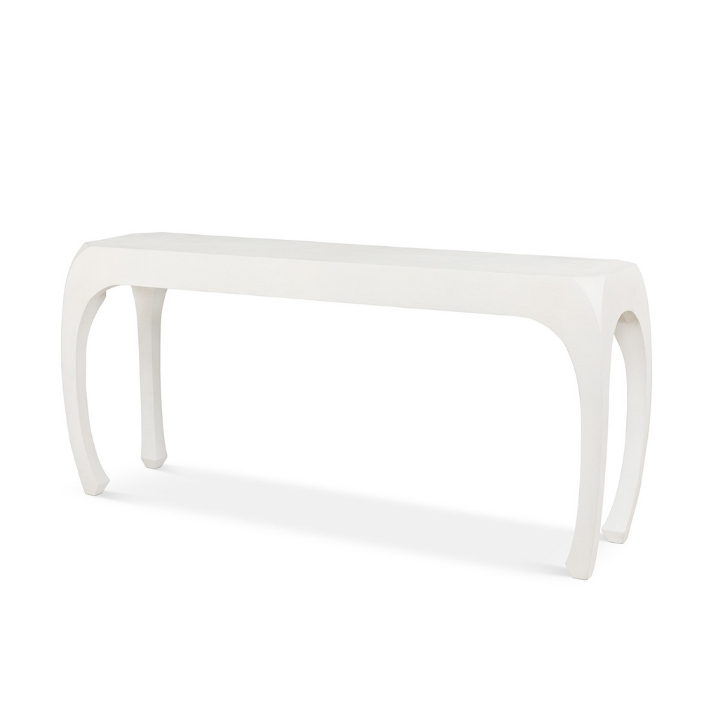 Worth Avenue Console Table Silk Linen