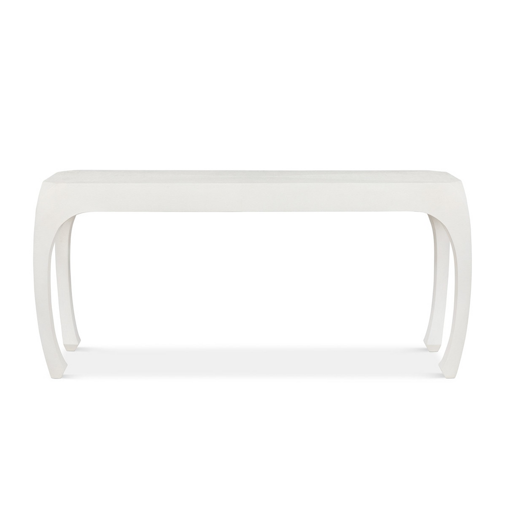 Worth Avenue Console Table Silk Linen
