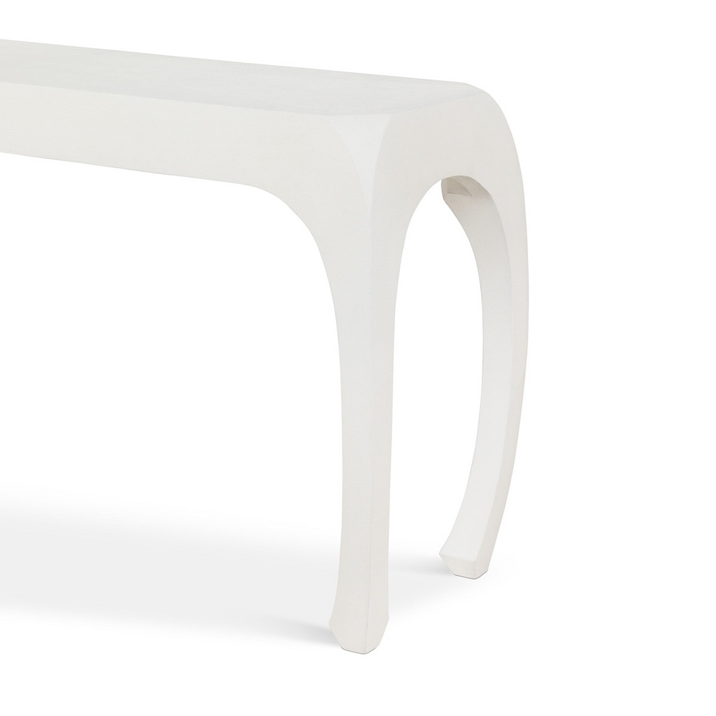 Worth Avenue Console Table Silk Linen