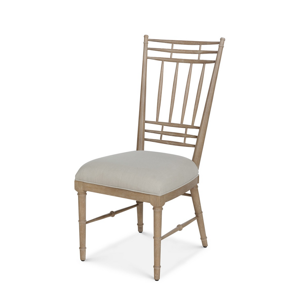 Hyannis Port Side Chair Driftwood Set/2