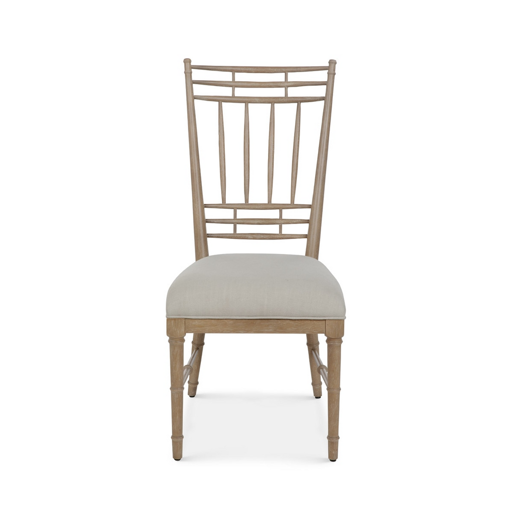 Hyannis Port Side Chair Driftwood Set/2