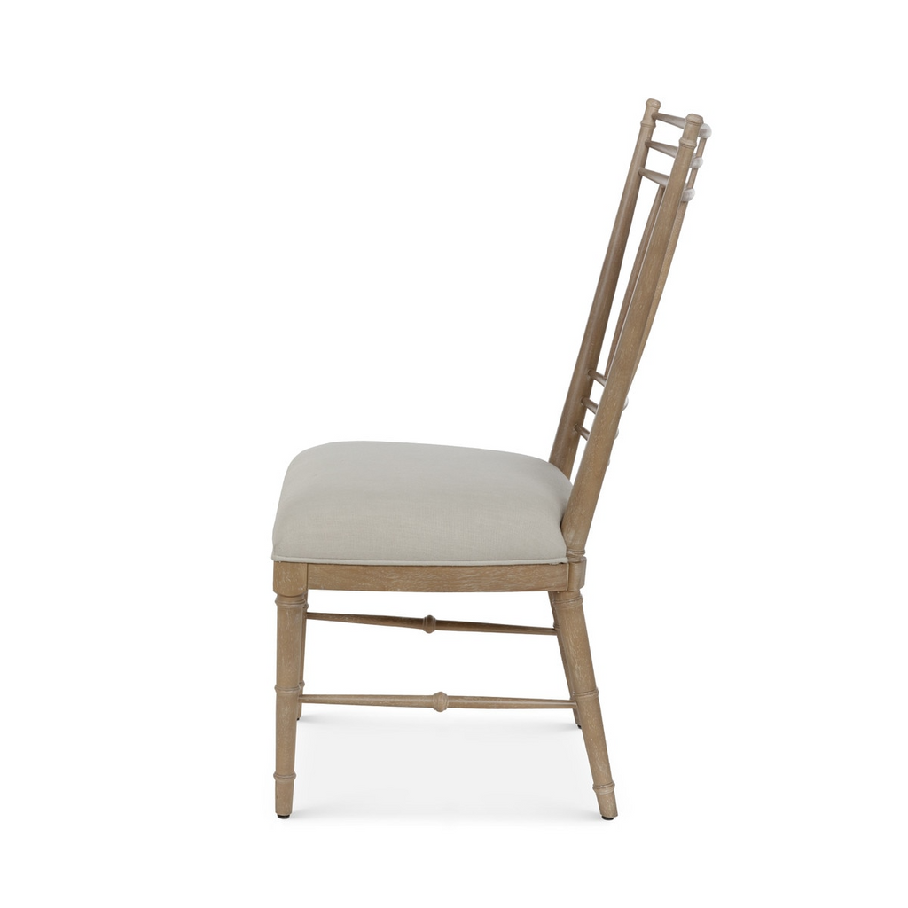 Hyannis Port Side Chair Driftwood Set/2