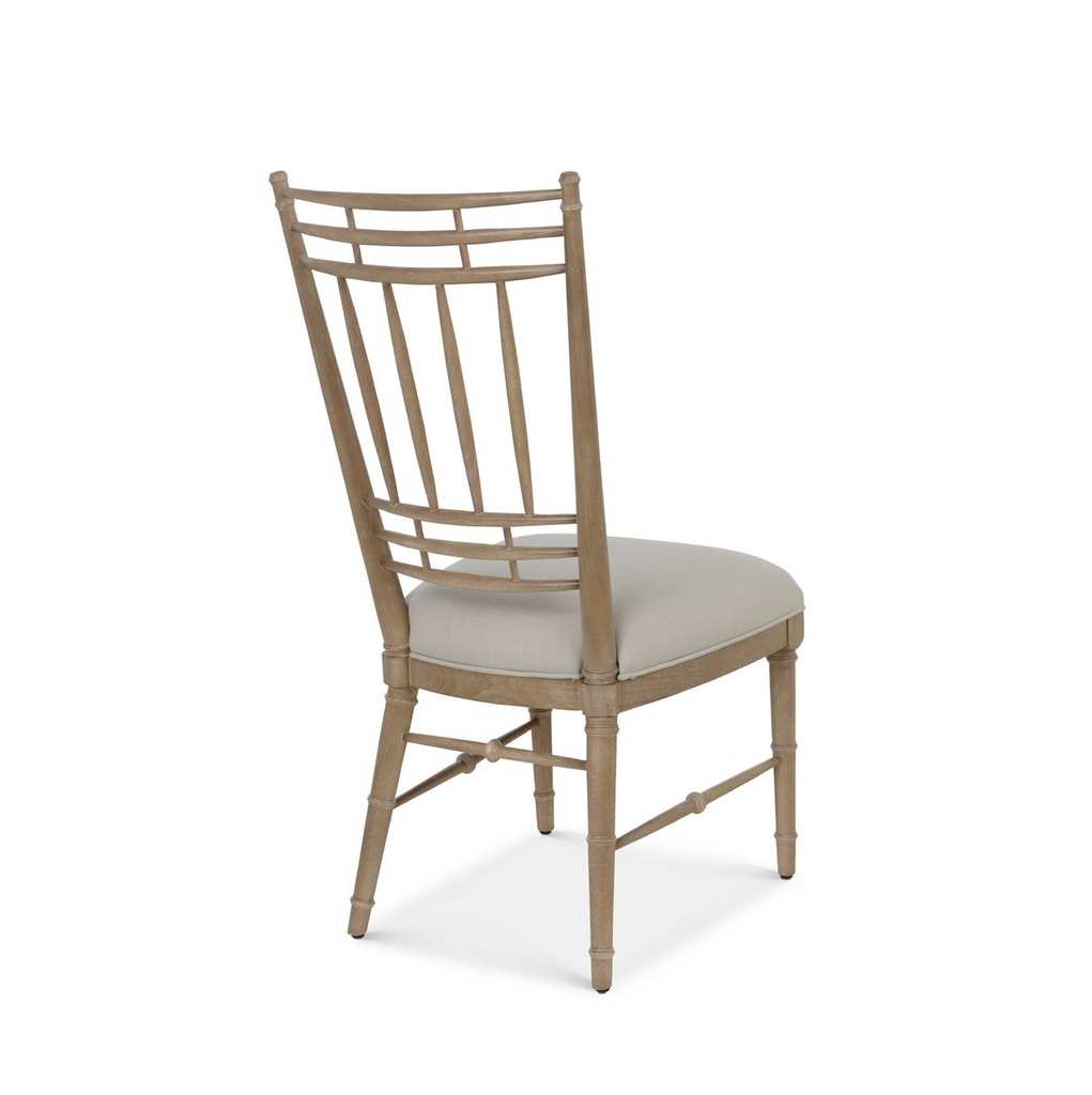 Hyannis Port Side Chair Driftwood Set/2