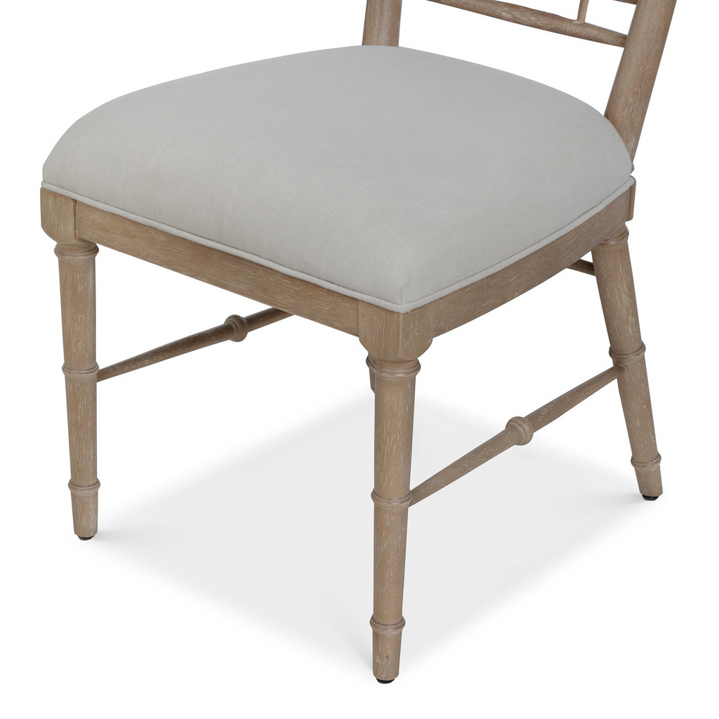 Hyannis Port Side Chair Driftwood Set/2