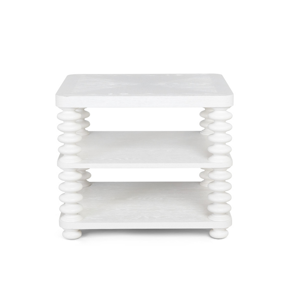 Oak Bluffs Lamp Table Whitewash