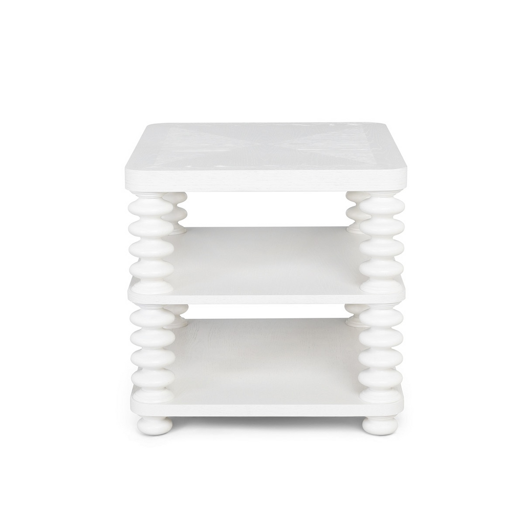 Oak Bluffs Lamp Table Whitewash