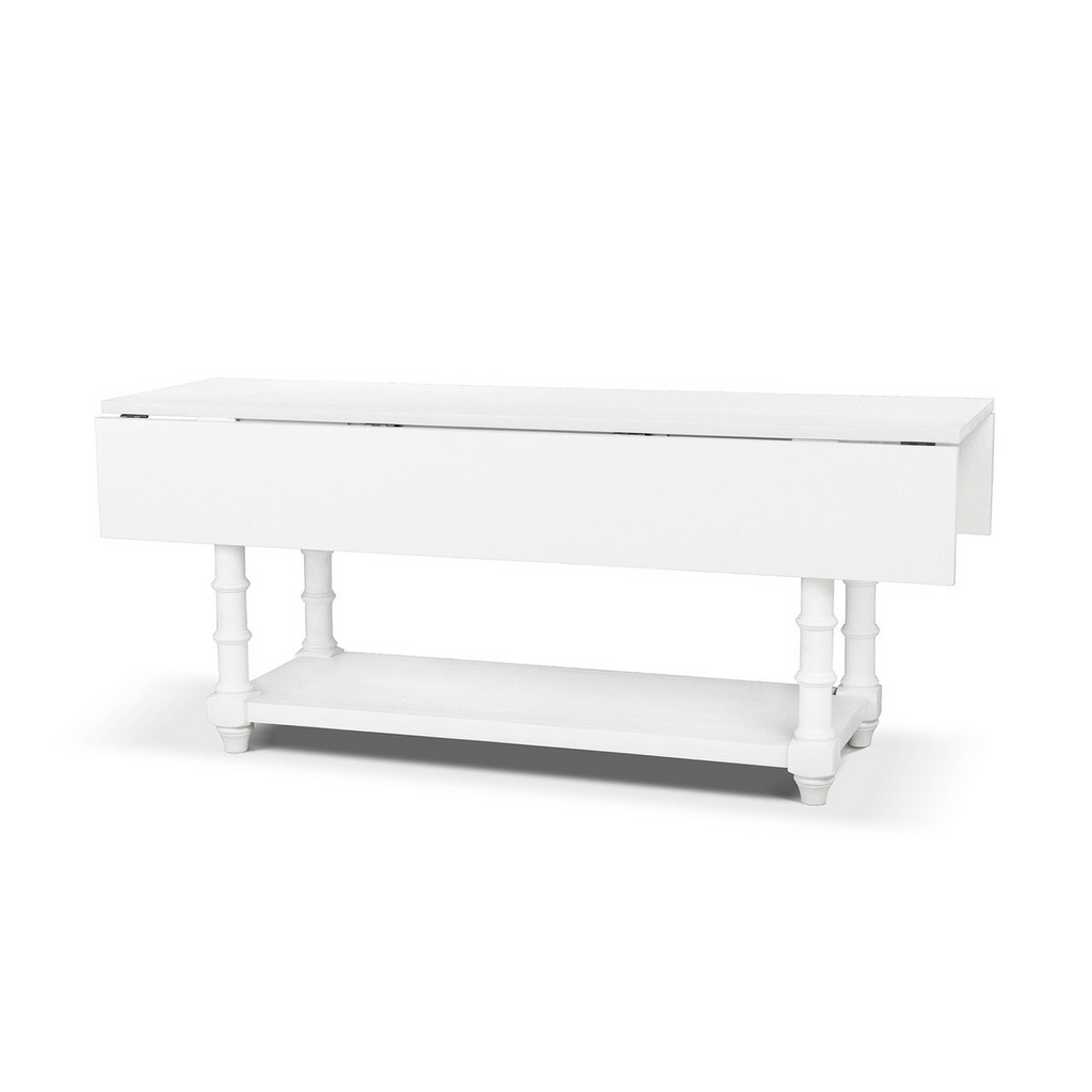 Bimini Drop Leaf Table Whitewash