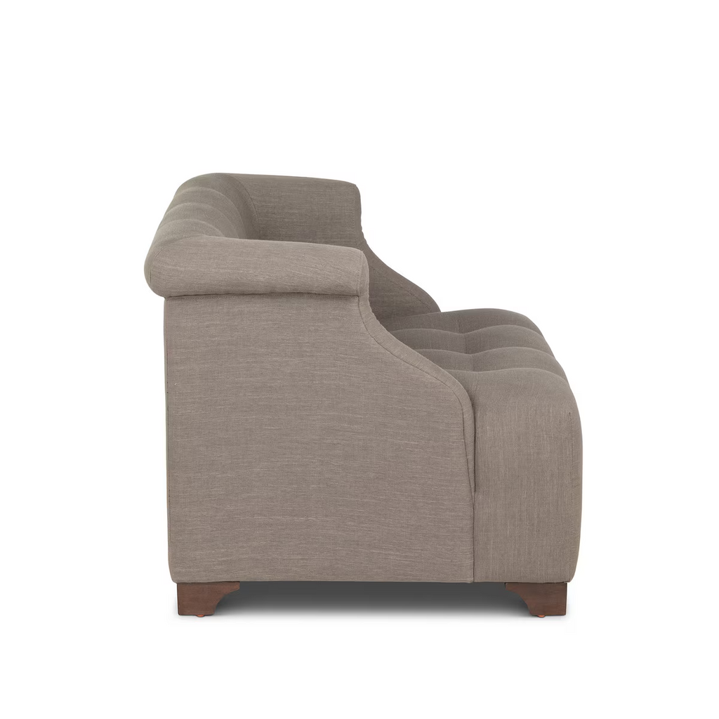 Scroll Arm Occcasional Chair Mocha