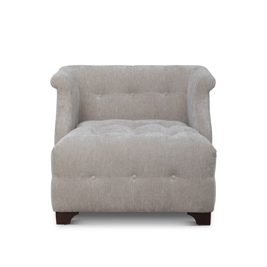 Scroll Arm Occcasional Chair Putty