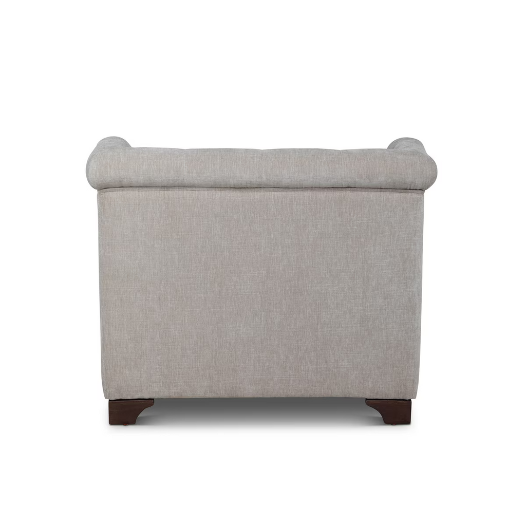 Scroll Arm Occcasional Chair Putty