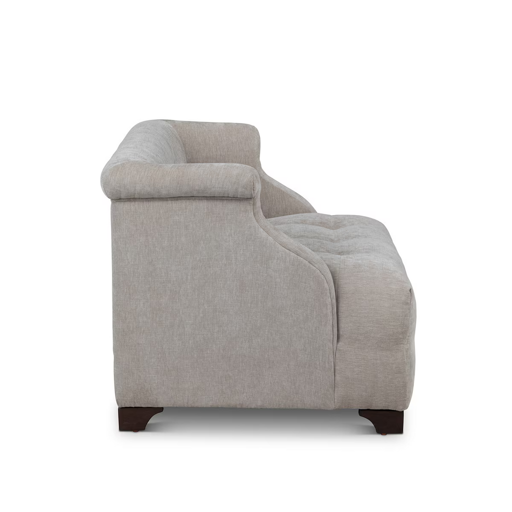 Scroll Arm Occcasional Chair Putty
