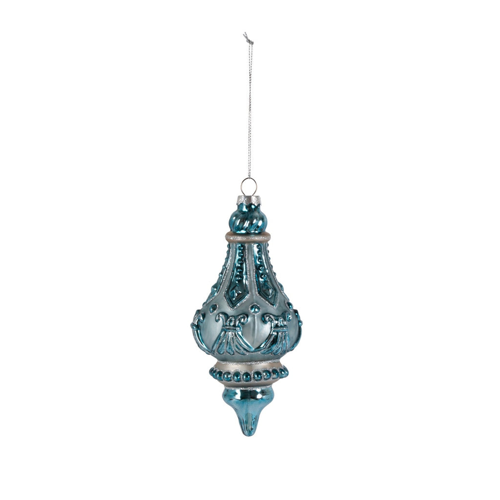 Finial Glass Ornaments Set/6