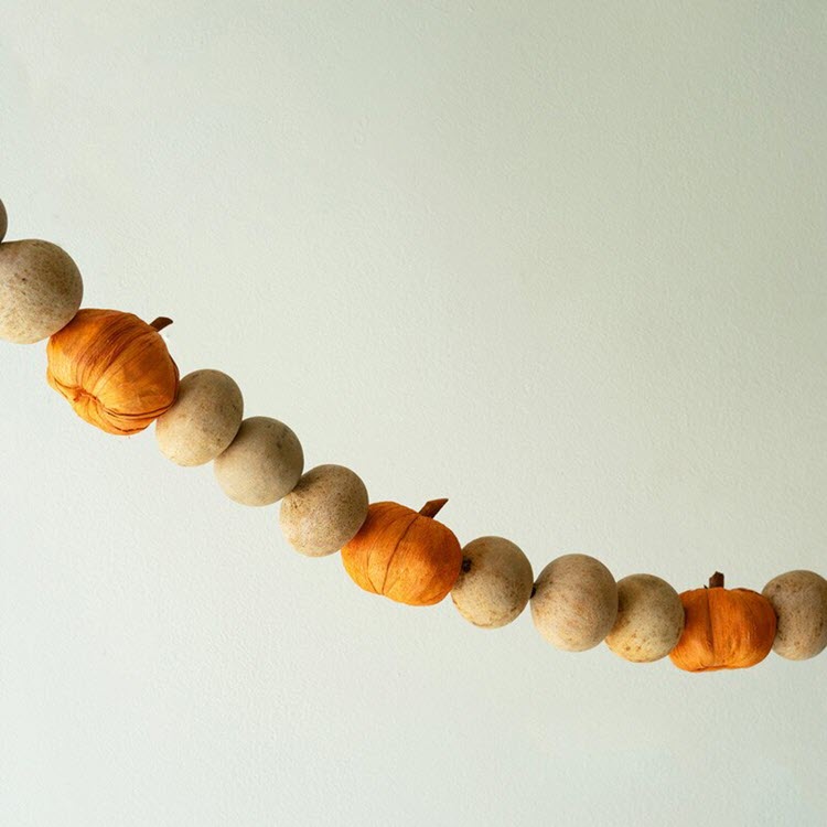 Gourd Pumpkin Orange Garland Box/2