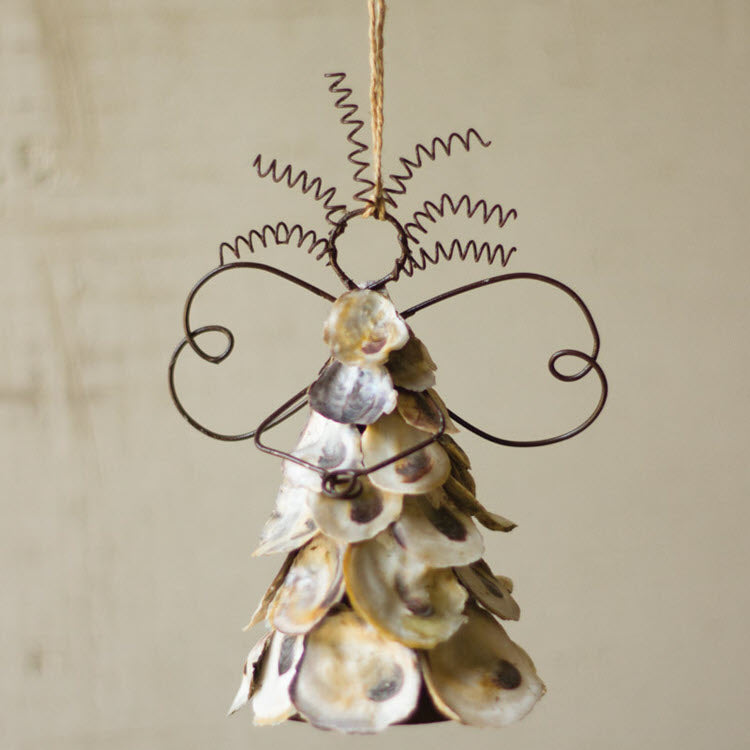 Oyster Shell Angel Ornament Box/6