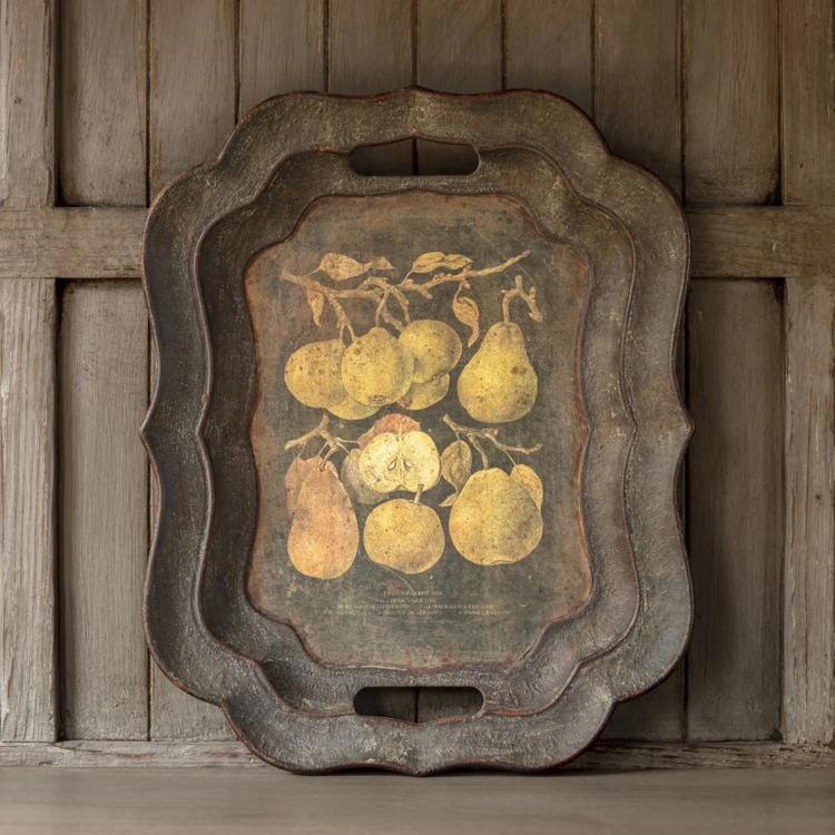 Tray with Pears Set/2