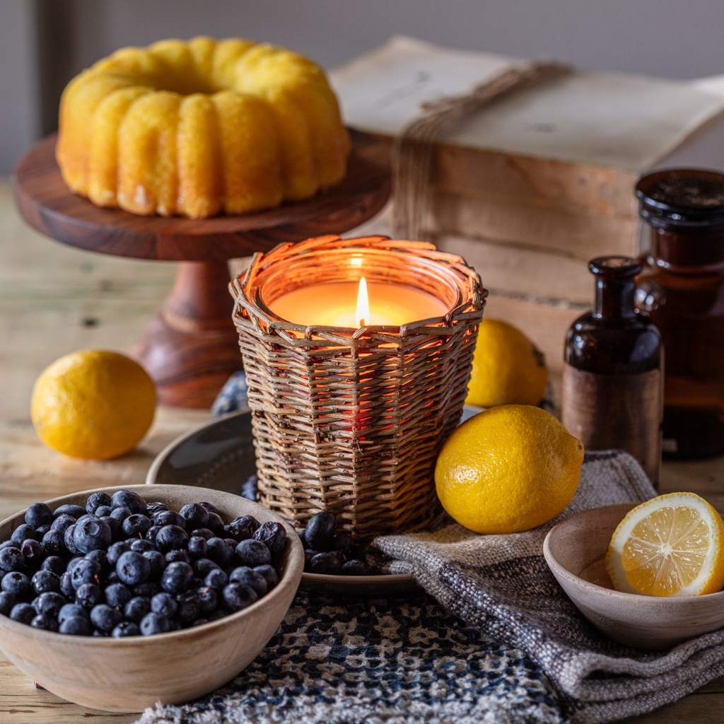 Lemon Blueberry Pound Cake Candles Box/6
