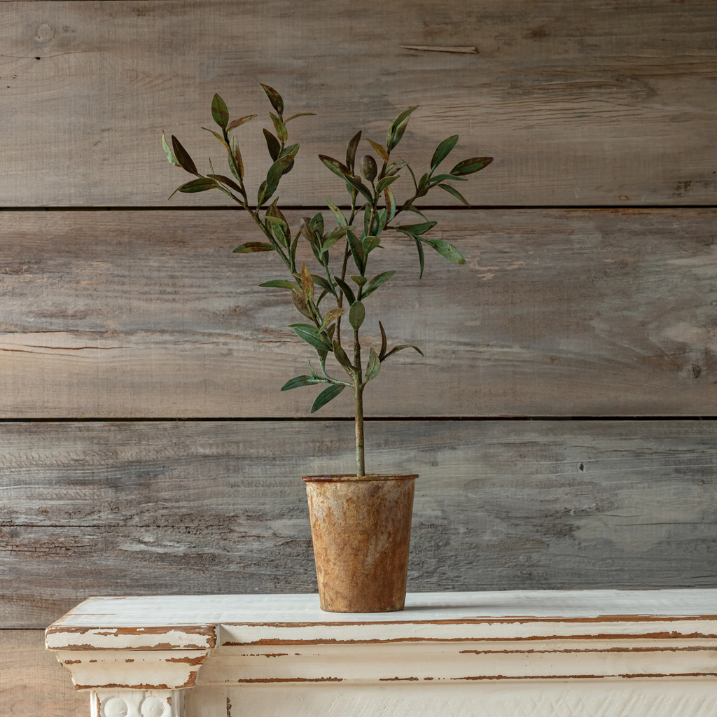 Metal Work Olive Tree