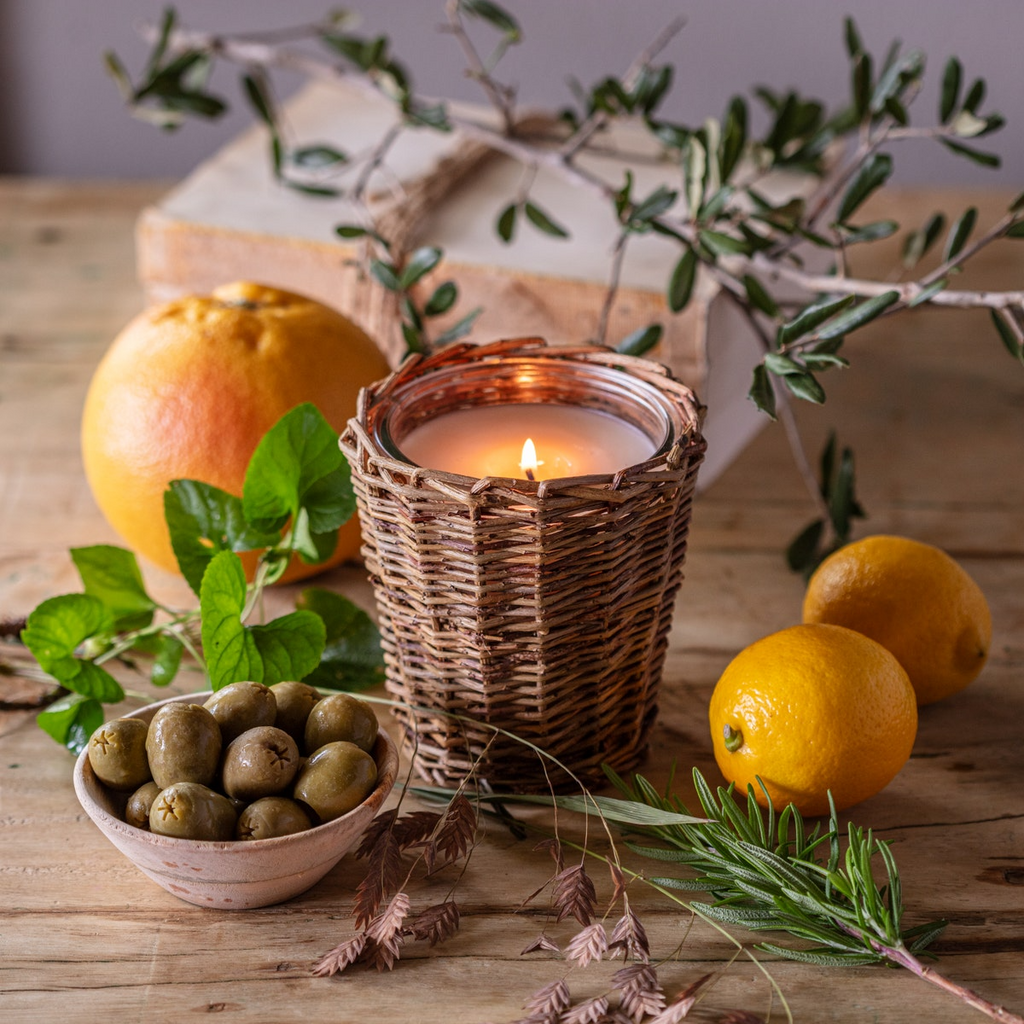Tuscan Olive Candles Box/6