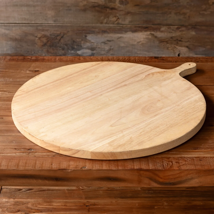 Large Round Wooden Fromage Board