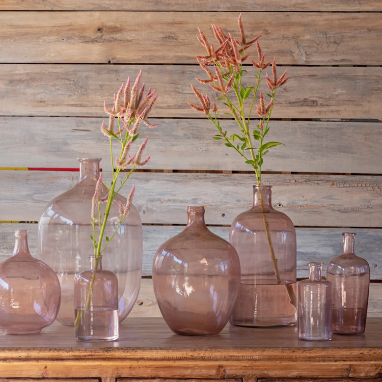 Apothecary Bottle Rose Set/4