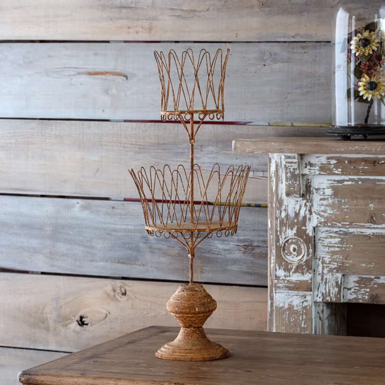 French Wire Floral Stand
