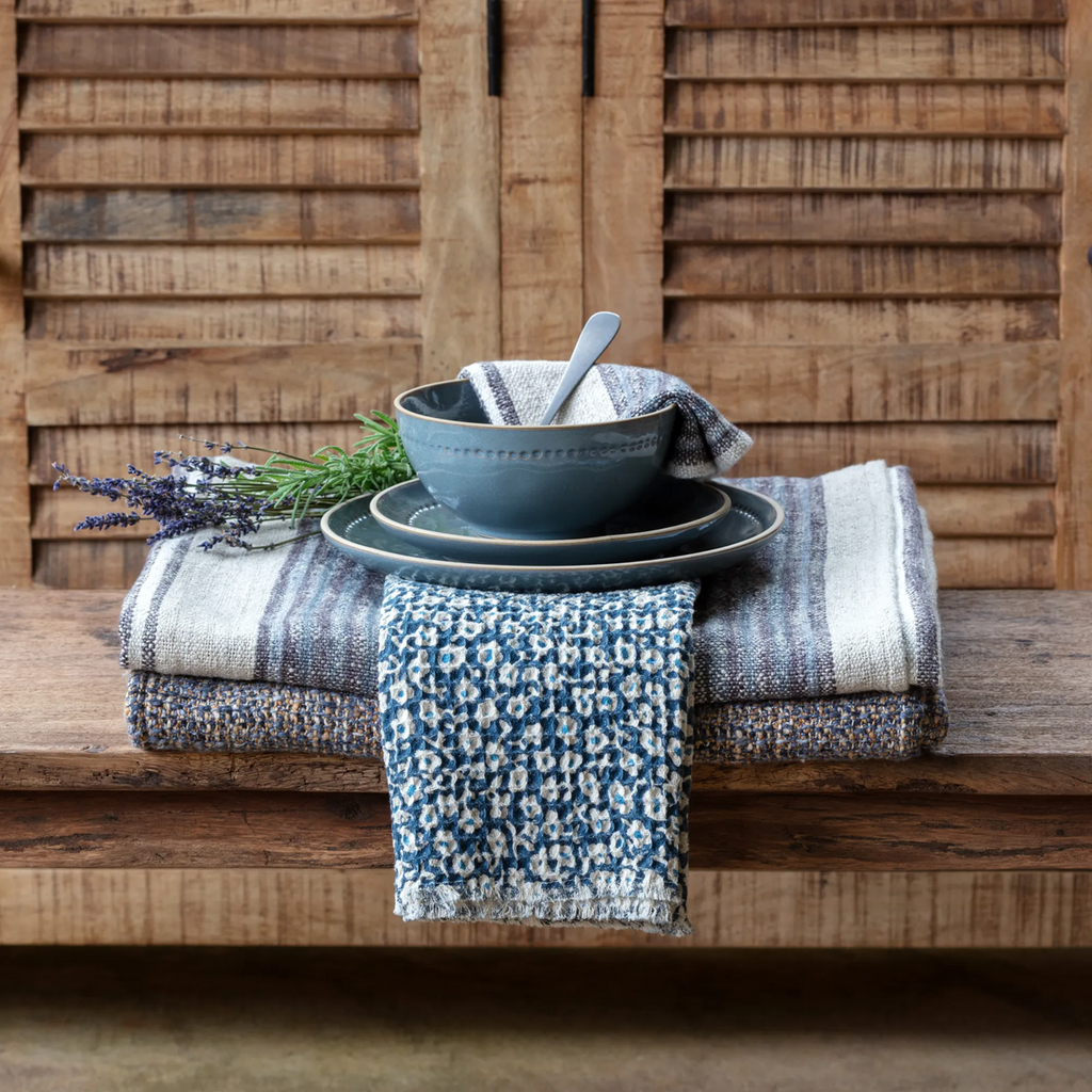 Cornflower Nubby Throw