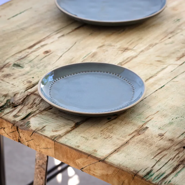 Legbar Blue Stoneware Dishes