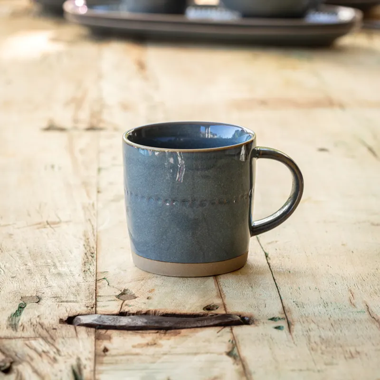 Legbar Blue Coffee Mugs Set/12
