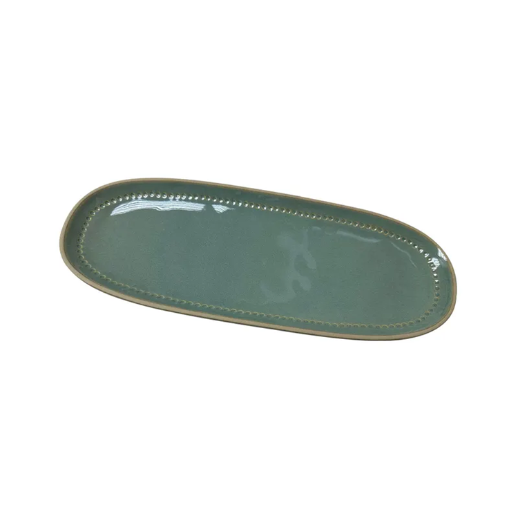 Araucana Green Serving Platters Set/8