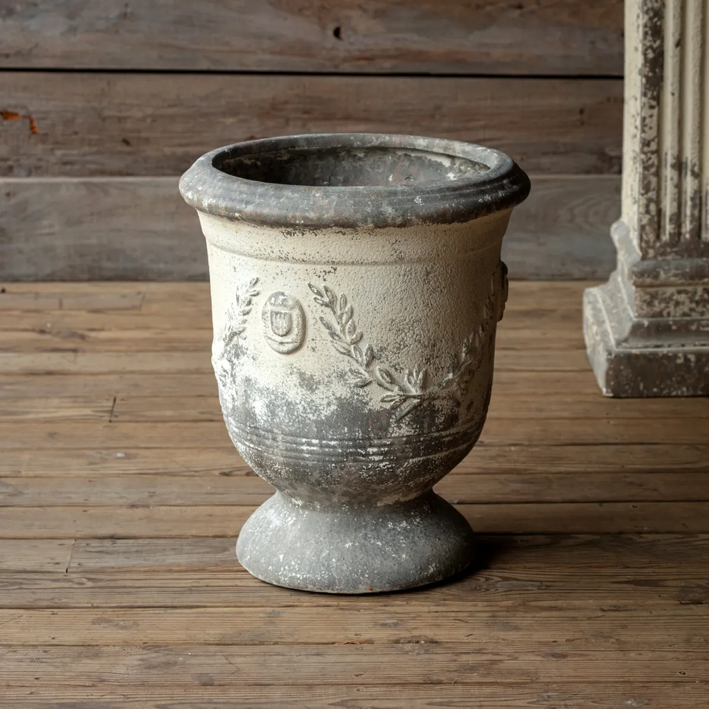 Marseille Grand Planter with Aged Finish