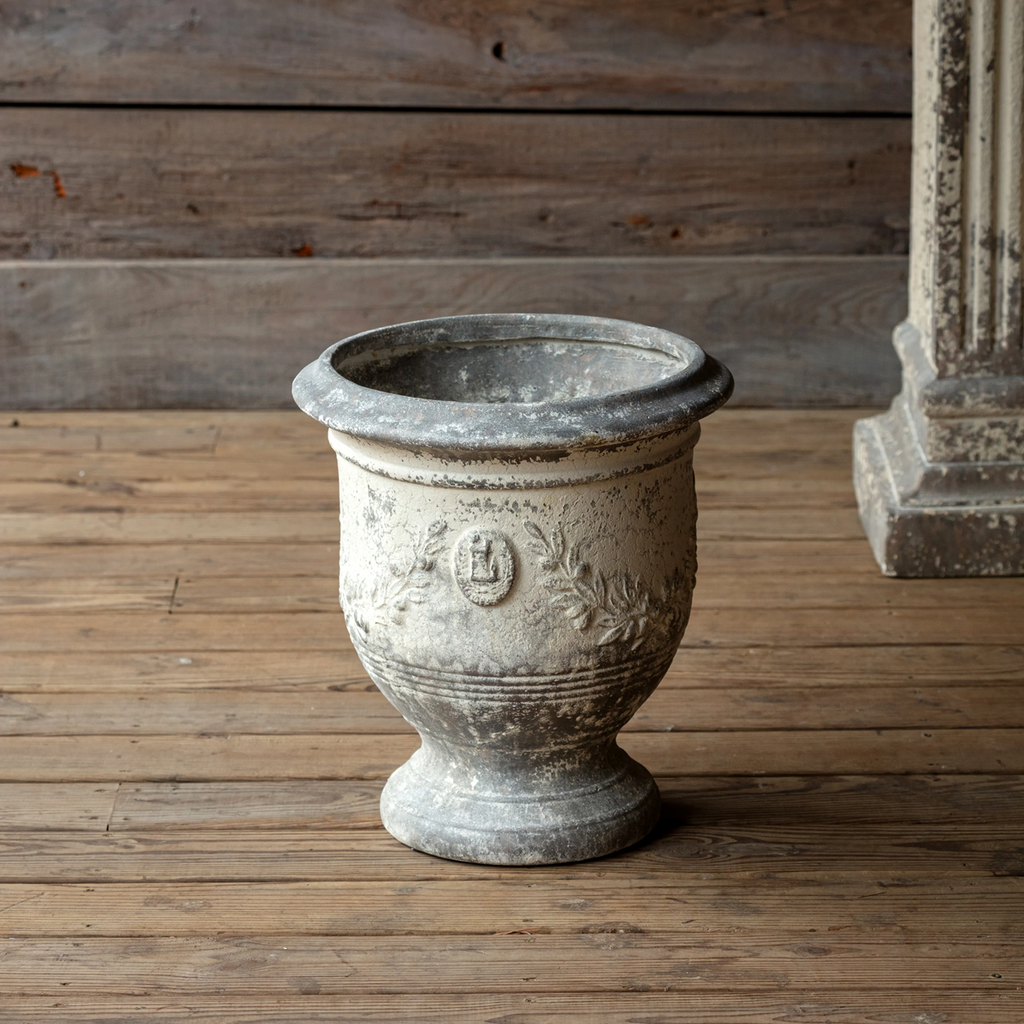Marseille Planter with Aged Finish