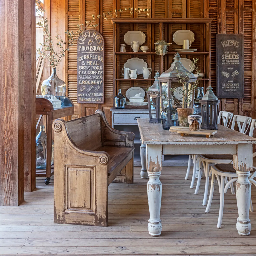 Painted Harvest Table