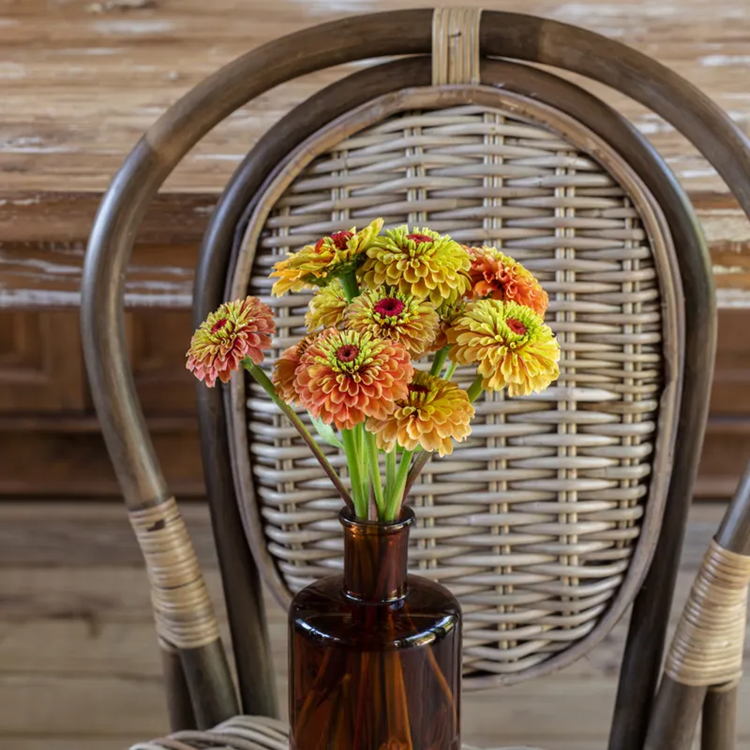 Woven Bistro Chairs Set/2