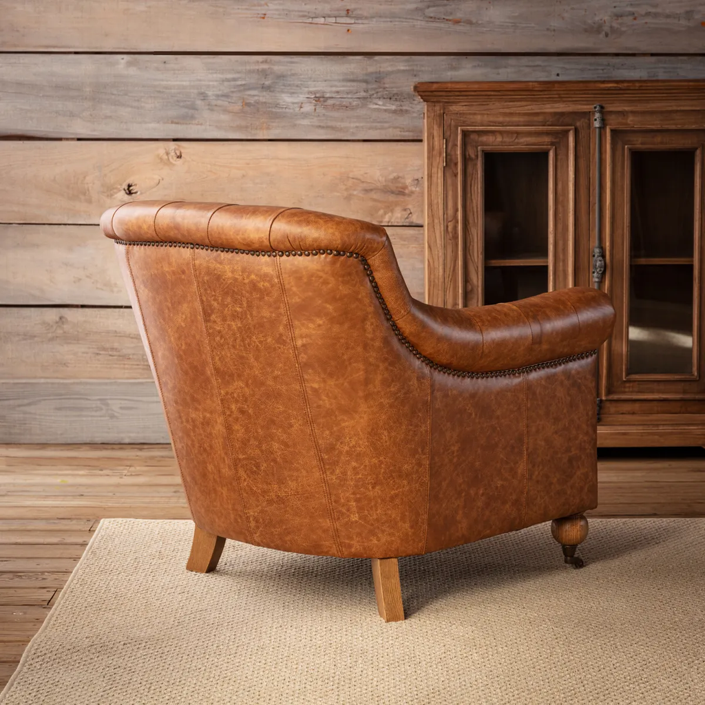 Grand Oaks Leon Leather Arm Chair