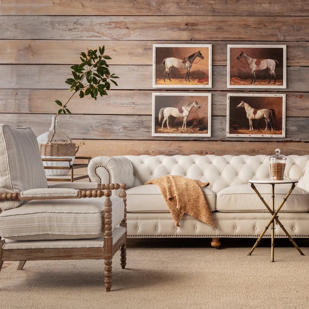Chalk 1930 Spool Accent Chair
