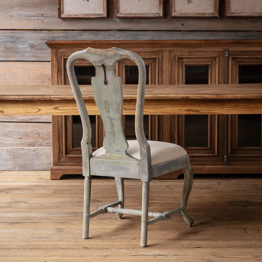 Swedish Settler's Dining Chairs Set/2