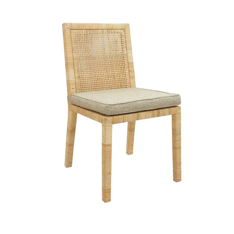 Austin Rattan Dining Chairs Set/2
