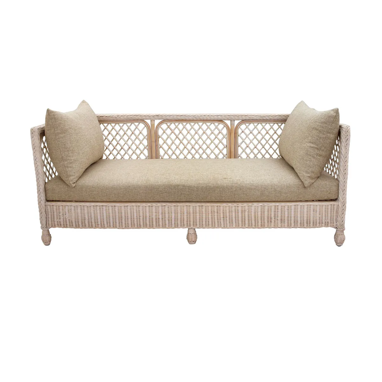 Terrace Rattan Settee