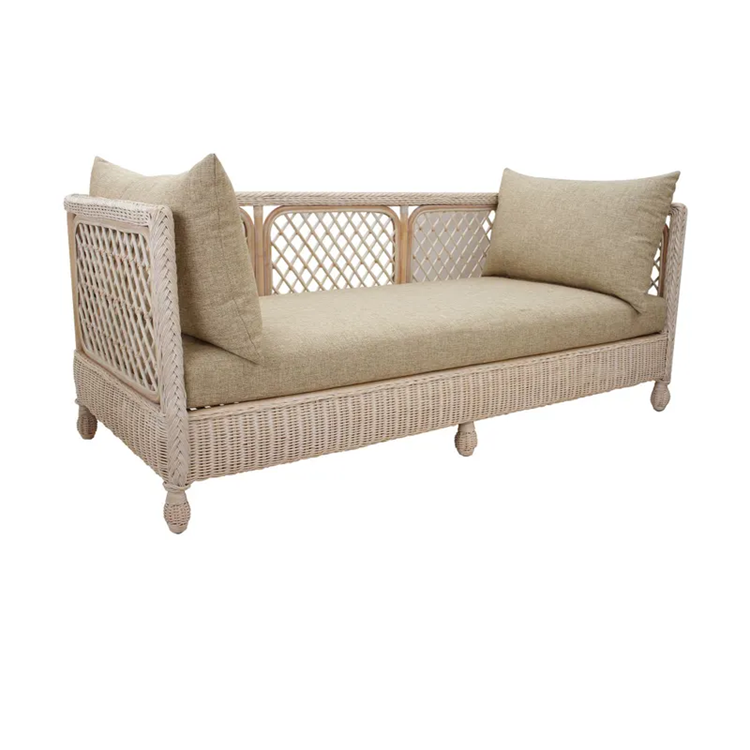 Terrace Rattan Settee