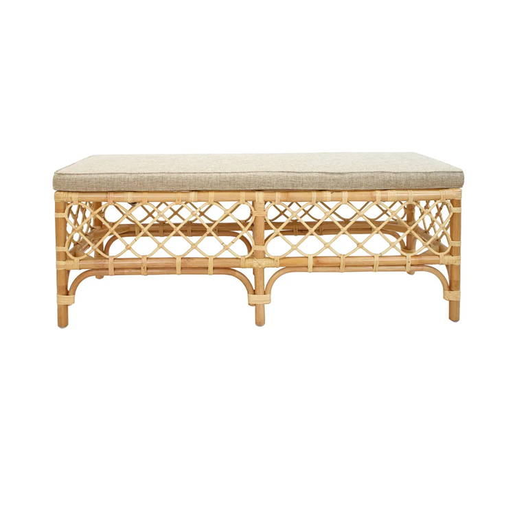 Terrace Rattan Bench