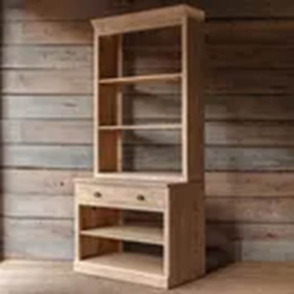 White Washed Bakery Wall Unit
