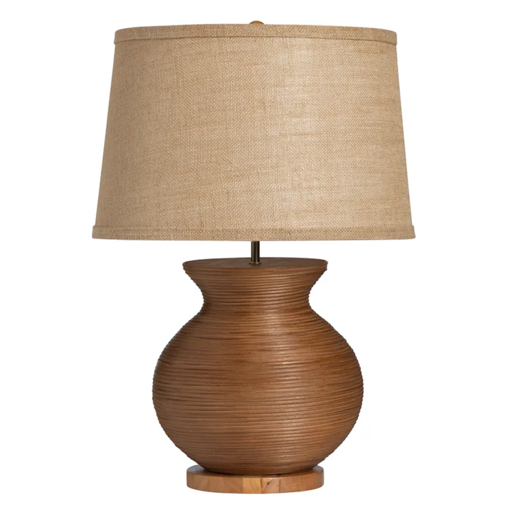 Natural Rattan Woven Lamps Set/2
