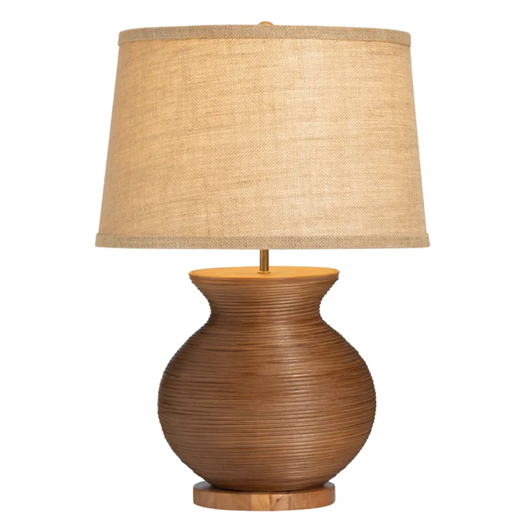 Natural Rattan Woven Lamps Set/2