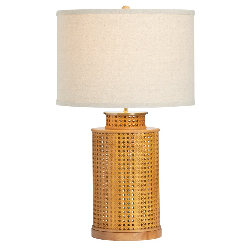 Natural Bamboo Woven Lamps Set/2