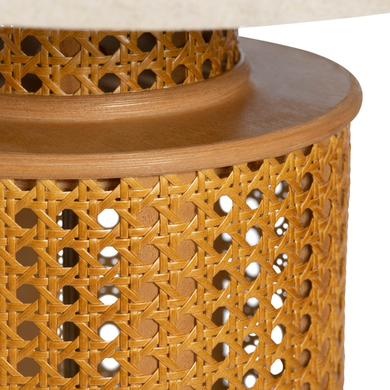 Natural Bamboo Woven Lamps Set/2