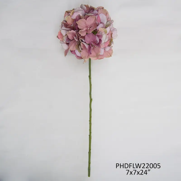 Hydrangea Stem Vintage Rose Box/12