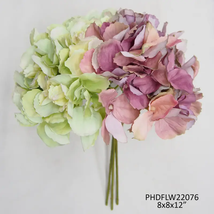 Hydrangea Bundle Vintage Rose/Green Blush Box/6