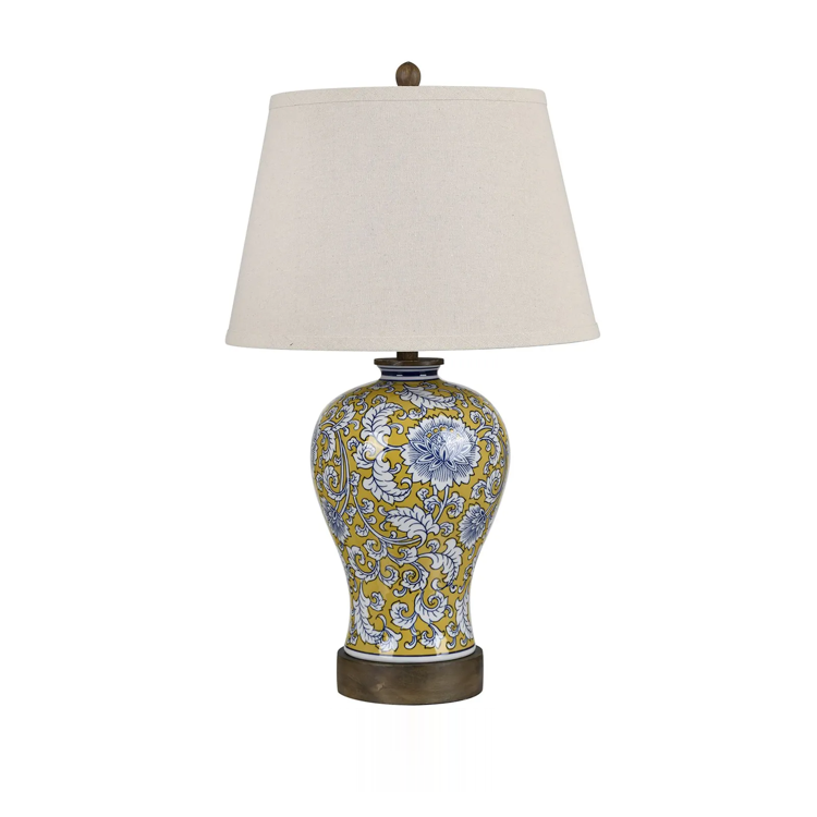 Chinoiserie Porcelain Lamp Set/2